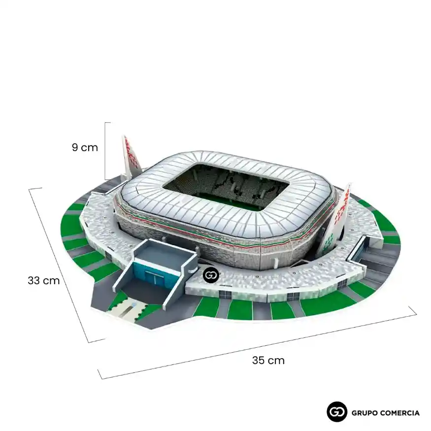 Rompecabezas Estadio 3d Juventus Allianz Stadium 96 Piezas