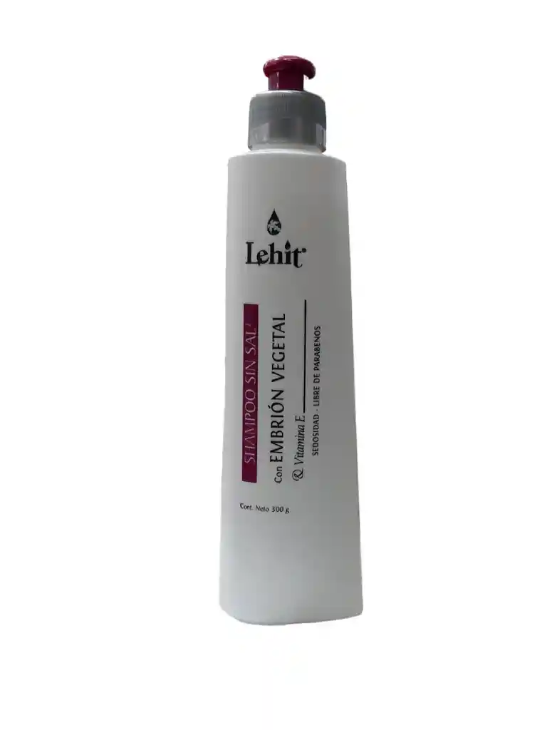 Lehit Shampoo Sin Sal Con Embrion Vegetal Y Vitamina E 300ml