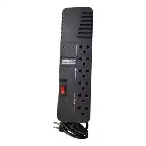 Regulador Automático De Voltaje 990va 6 Tomas Unitec