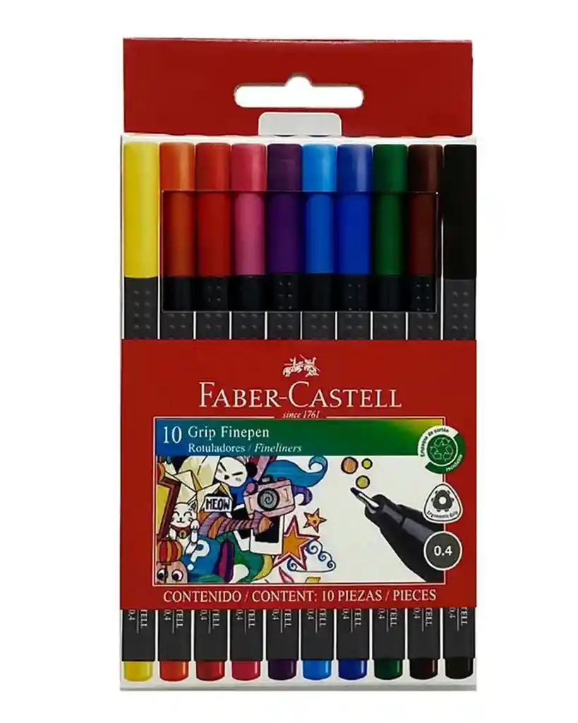 Micropunta Faber-castell Caja X10