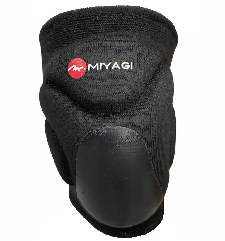 Rodillera Miyagi Con Gel - M8712. (dos Rodilleras Por Empaque) Negro-talla: S
