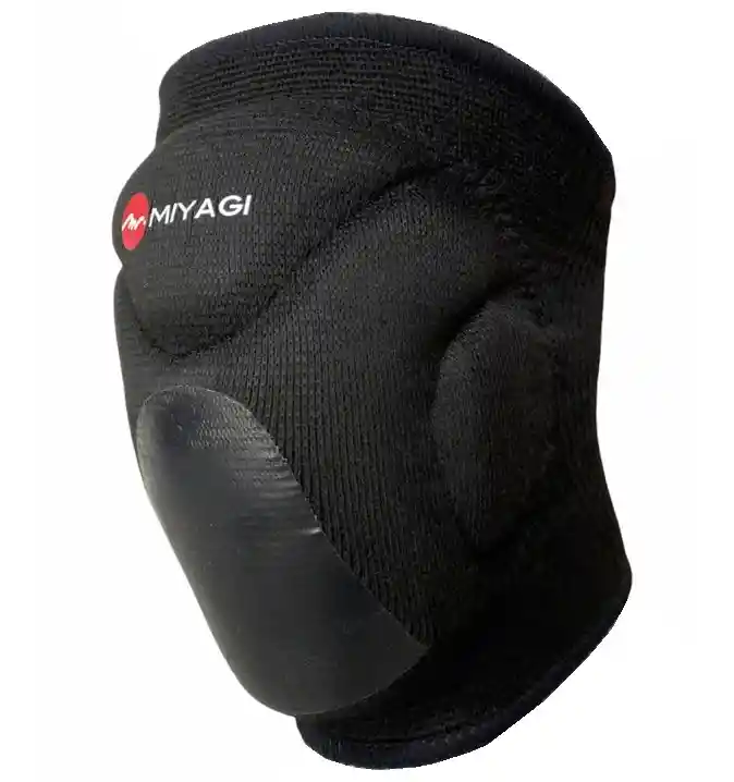Rodillera Miyagi Con Gel - M8712. (dos Rodilleras Por Empaque) Negro-talla: S