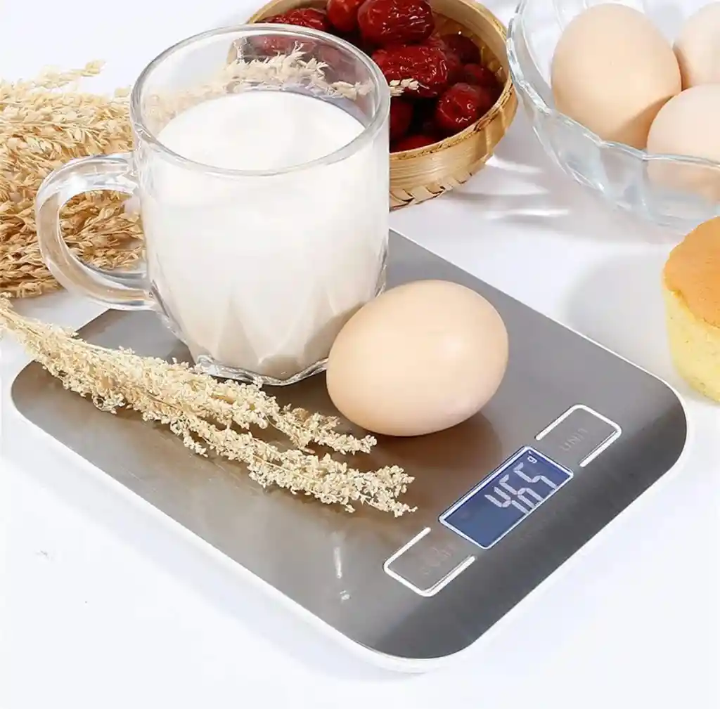 Báscula Gramera Cocina Recargable Pantalla Lcd					