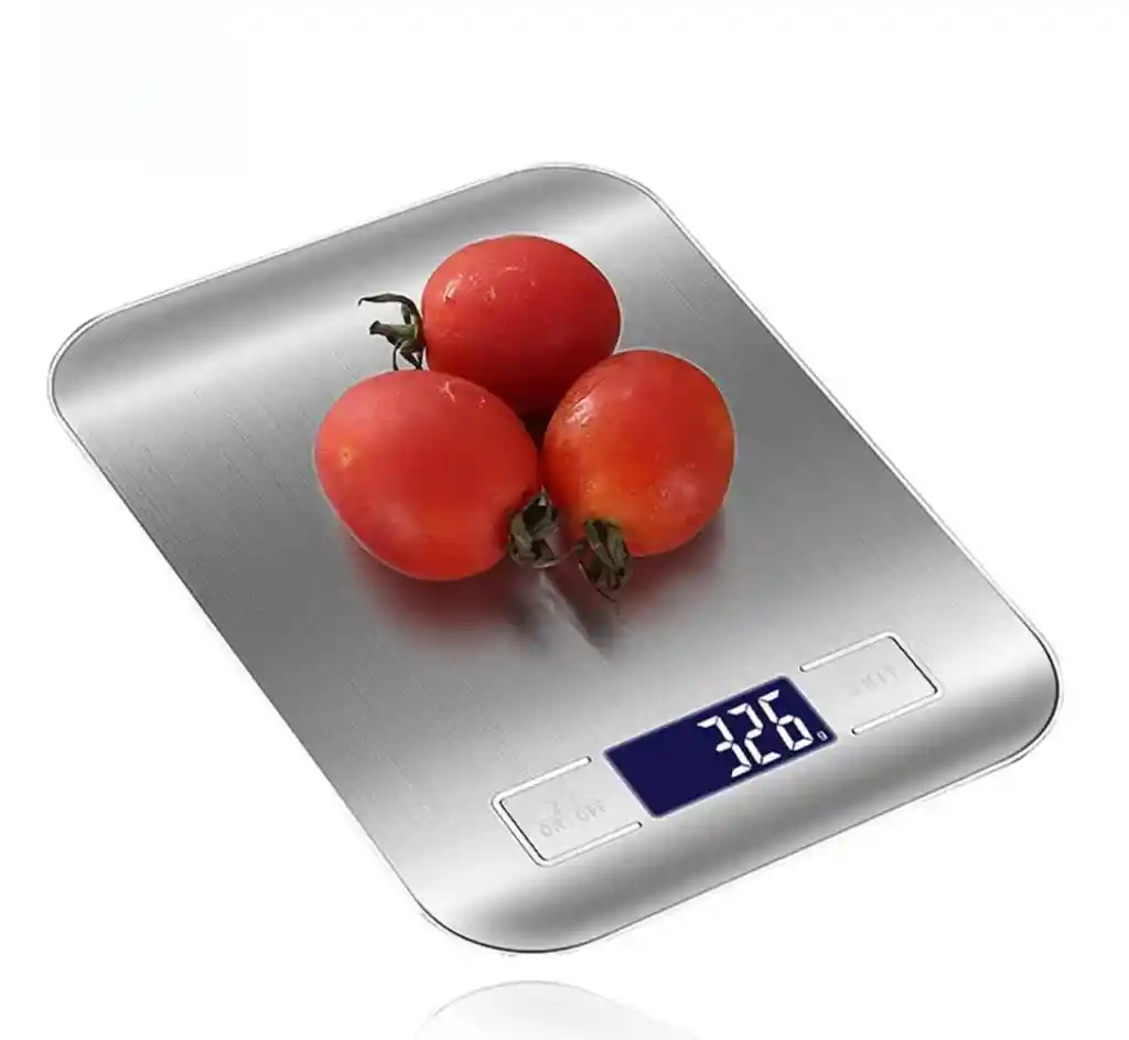 Báscula Gramera Cocina Recargable Pantalla Lcd					