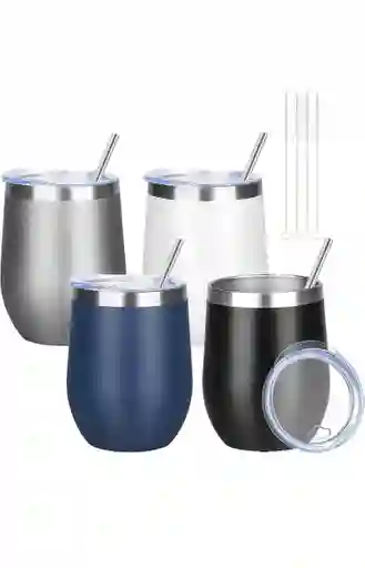 Vaso De Vino De Acero Inoxidable De 355 Ml/12 Oz