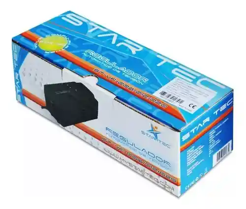 Regulador De Voltaje Star Tec 600va/300w 8 Tomas