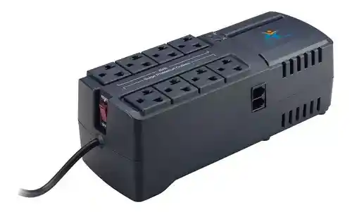 Regulador De Voltaje Star Tec 1200va/600w 8 Tomas