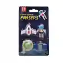 Set X 4 Borradores Con Forma De Astronauta X 3 Set Niño Niña