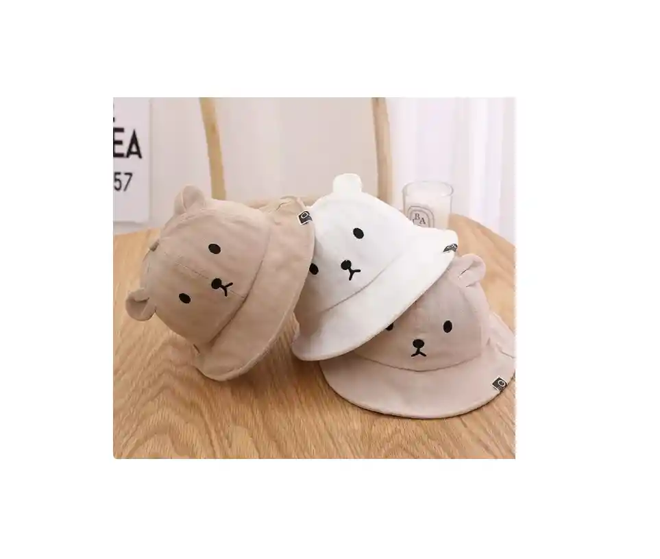 Sombrero Gorro Gorrito Para Bebe Beige Claro