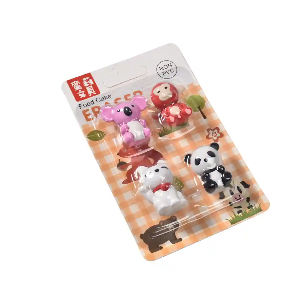 Set Borradores Forma Animales X 3 Set Niño Niña