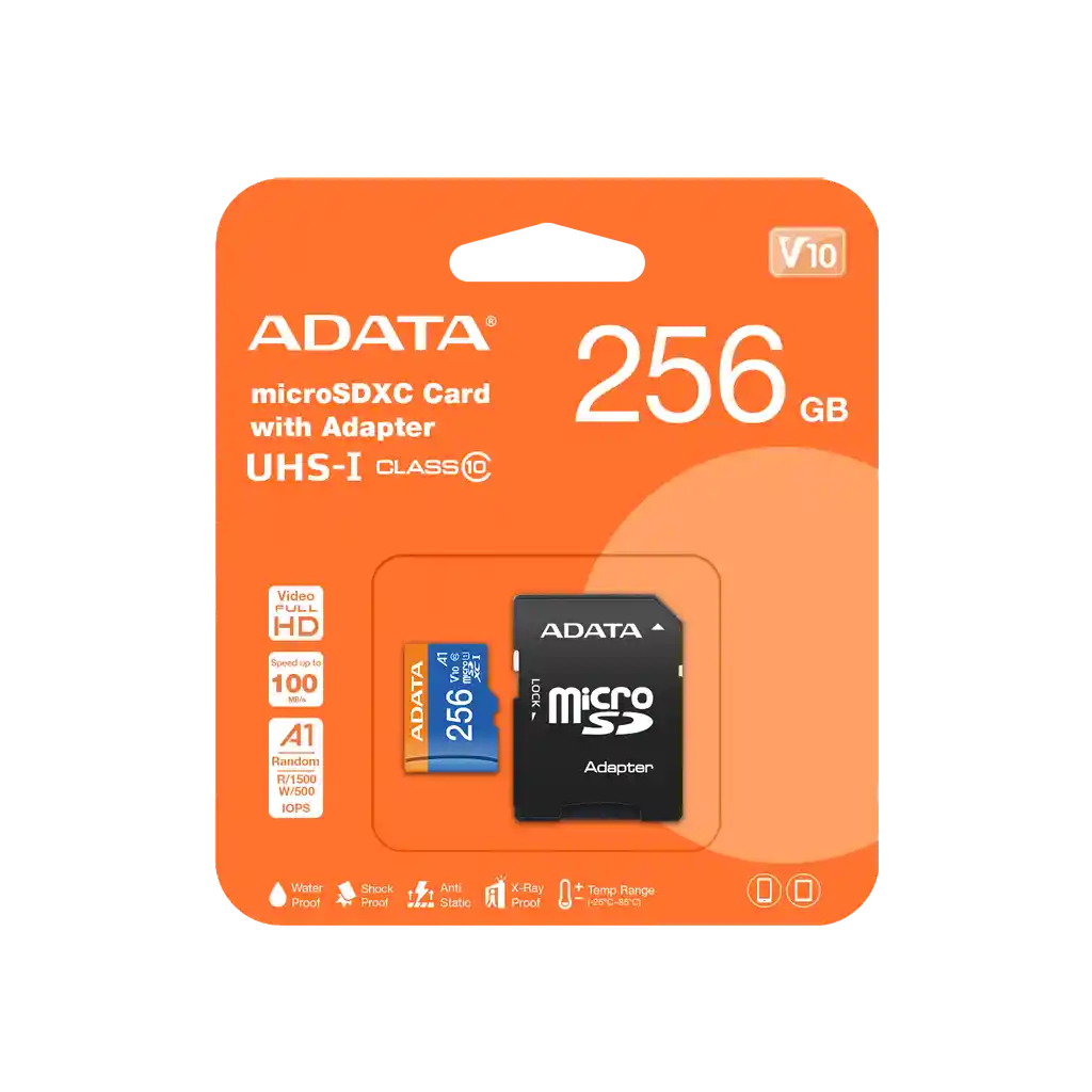 Memoria Micro Sd 256gb Adata Clase 10