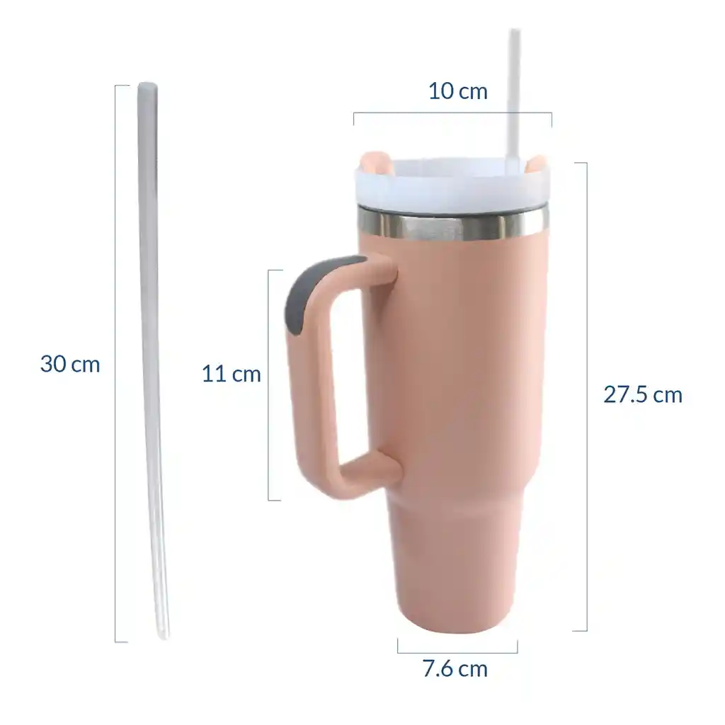 Vaso Termo Mug Stan 1 Litro Para Calor Frio Premium Portable