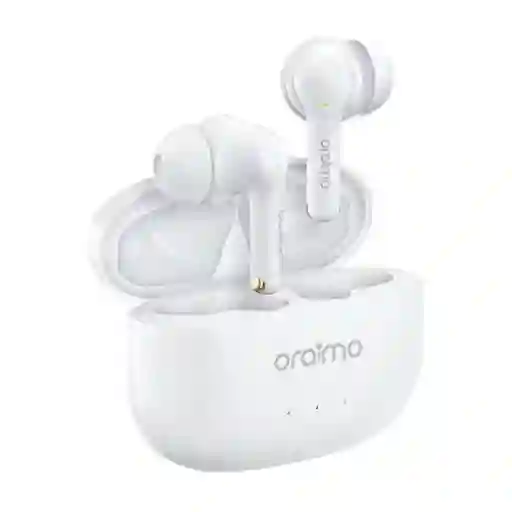 Audífonos Bluetooth Oraimo Con Cancelación De Ruido Blanco