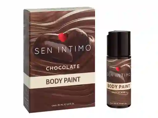 Lubricante Comestible Body Paint Chocolate Sen Intimo 30ml