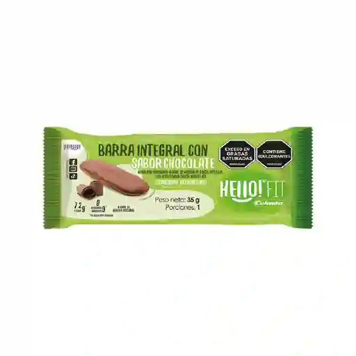 Barra Integral Refrigerada Chocolate Hellofit Colanta X 35 Gr