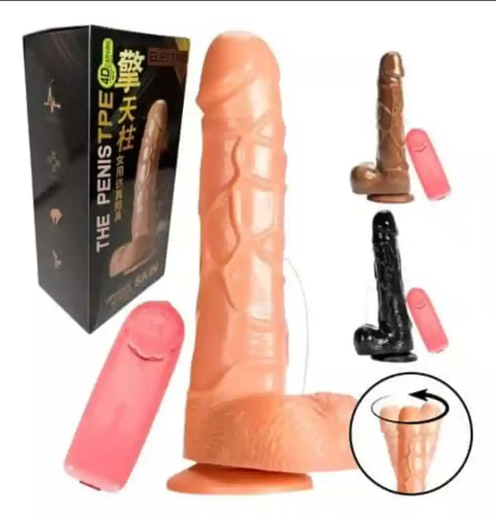 Dildo Consolador Vibrador Realista Con Ventosa Y Control The Penistpe 18 Cm