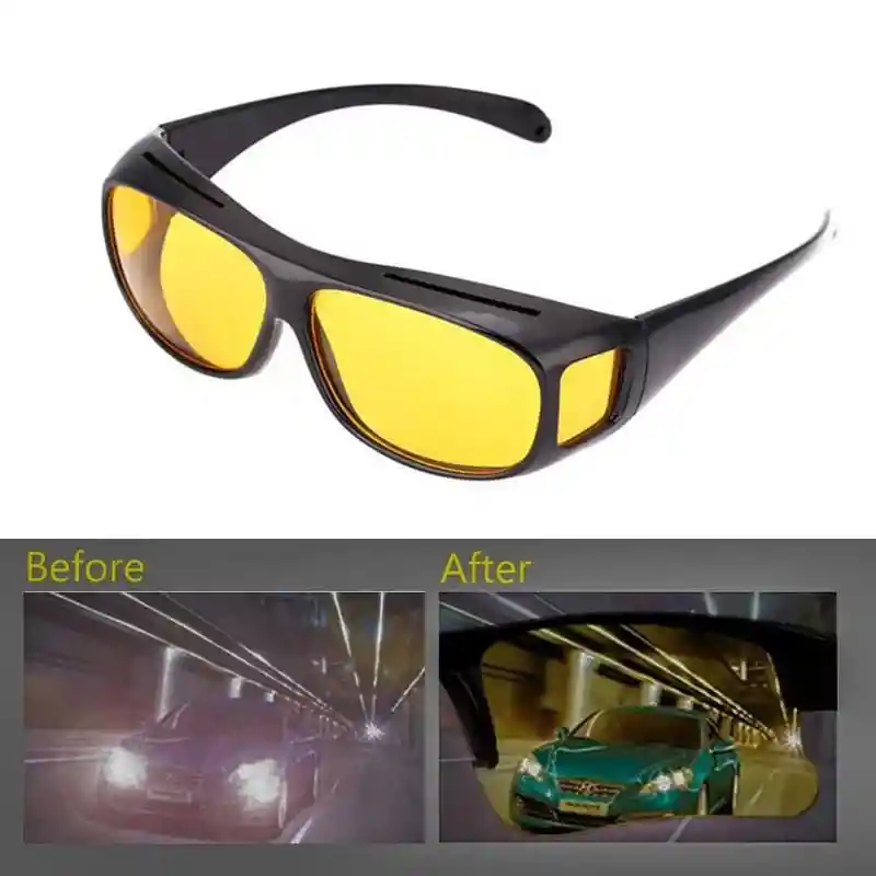 Gafas Vision Nocturna De Conduccion Lentes Hd Y Uv