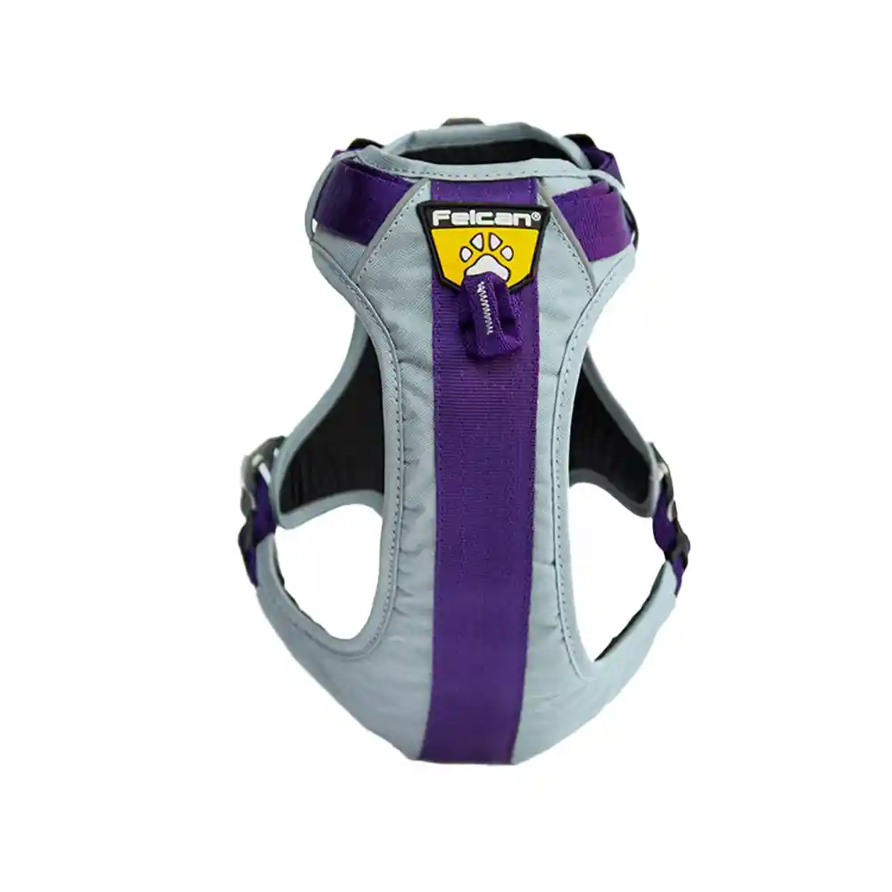 Arnés Perro Aventurero Talla.xl Gris Cla/morado Raza Grande