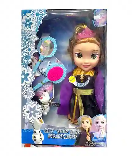 Juguete Muñeca Princess Winter Inspirada En Anna De Frozen Ref 22-03