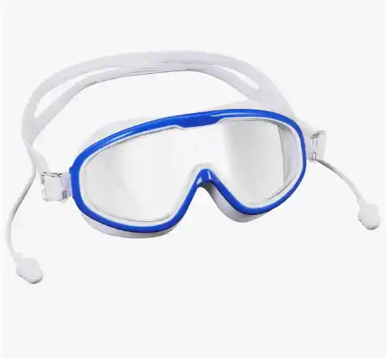 Gafas De Natación Anti-niebla, Espejo Optico, Protección Uv Color Azul Con Estuche