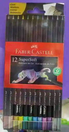 Lapices De Colores Supersoft Metalizados *12