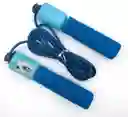 Lazo Cuerda Para Saltar Pvc Con Contador #6012 Boxeo Cardio - Azul