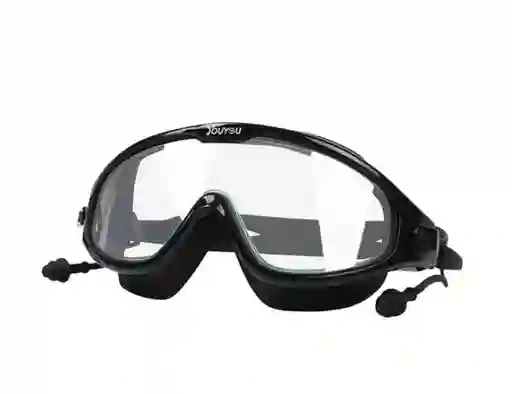 Gafas De Natación Anti-niebla Protección Uv, Color Negro Con Estuche