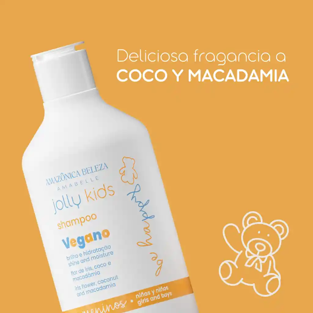 Shampoo Jolly Kids, Vegano