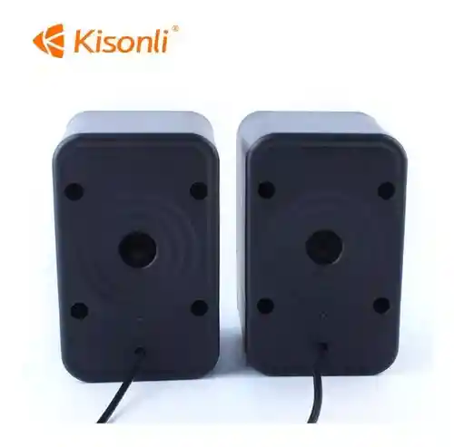 Parlantes Multimedia Kisonli Para Pc Plug 3.5/usb 3w X 2 S-444