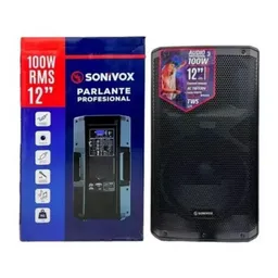 Cabina Activa Sonivox Vs-ac312nb Bluetooth Usb 100 Watts Rms