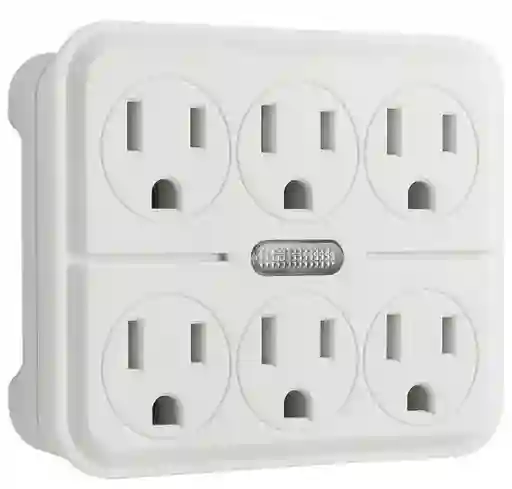 ⭐adaptadores General Electric, 6 Salidas De Pared ⭐