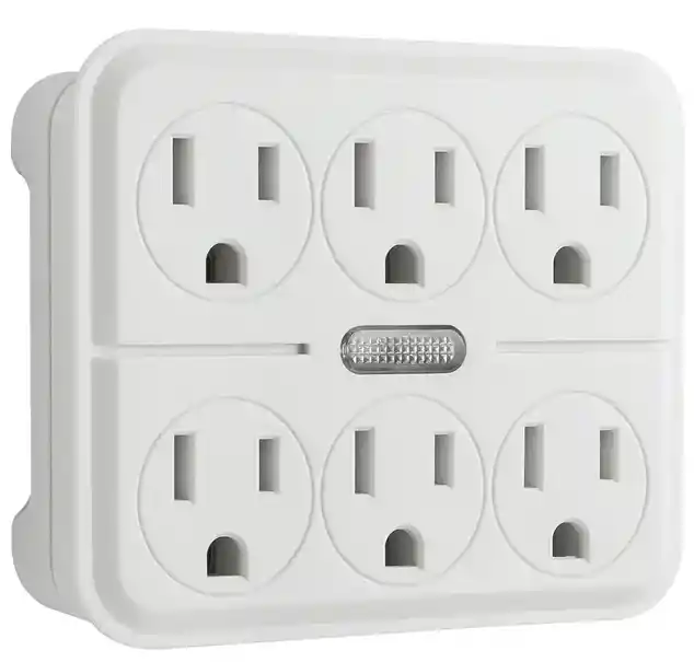 ⭐adaptadores General Electric, 6 Salidas De Pared ⭐
