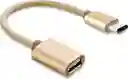 Adaptador Otg Usb A Tipo C (compatible Con Macbook) - Hub Usb Tipo C