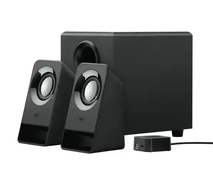 Parlantes Multimedia Logitech Z213 Subwofer, 2.1 14w