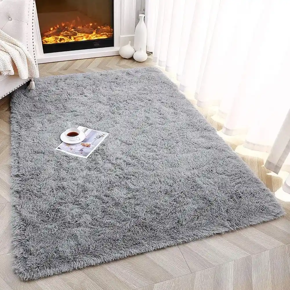 Tapete Alfombra Peluda 150*200 Cm Para Sala Varios Colores