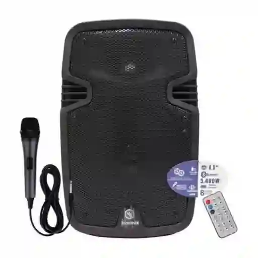 Parlante Sonivox Vs-ss2135 Portátil Con Bluetooth Negra