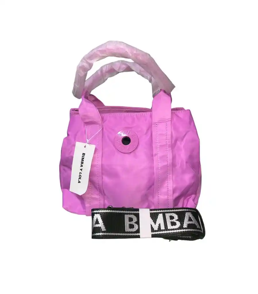 Bolso Cartera Impermeable B Y L Con 3 Bolsillos Color Rosado + Correa Negra Para Colgar - Alto 23cm X Ancho 28cm Regalo, Feliz Dia, Cumpleaños, Amor, Amistad, Viaje, Bolsa, Bolso, Decoracion