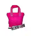 Bolso Cartera Impermeable B Y L Unibolsillo Color Fucsia + Correa Blanca Para Colgar - Alto 26cm X Ancho 31cm Regalo, Feliz Dia, Cumpleaños, Amor, Amistad, Viaje, Bolsa, Bolso, Decoracion