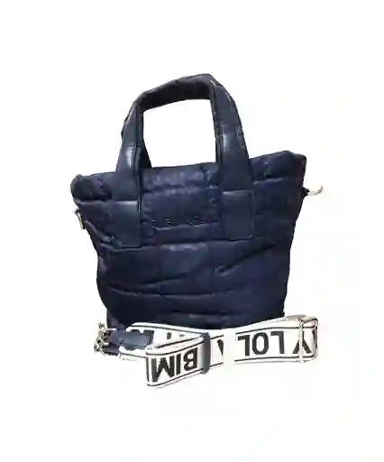 Bolso Cartera Impermeable B Y L Unibolsillo Color Azul Oscuro + Correa Blanca Para Colgar - Alto 26cm X Ancho 31cm Regalo, Feliz Dia, Cumpleaños, Amor, Amistad, Viaje, Bolsa, Bolso, Decoracion