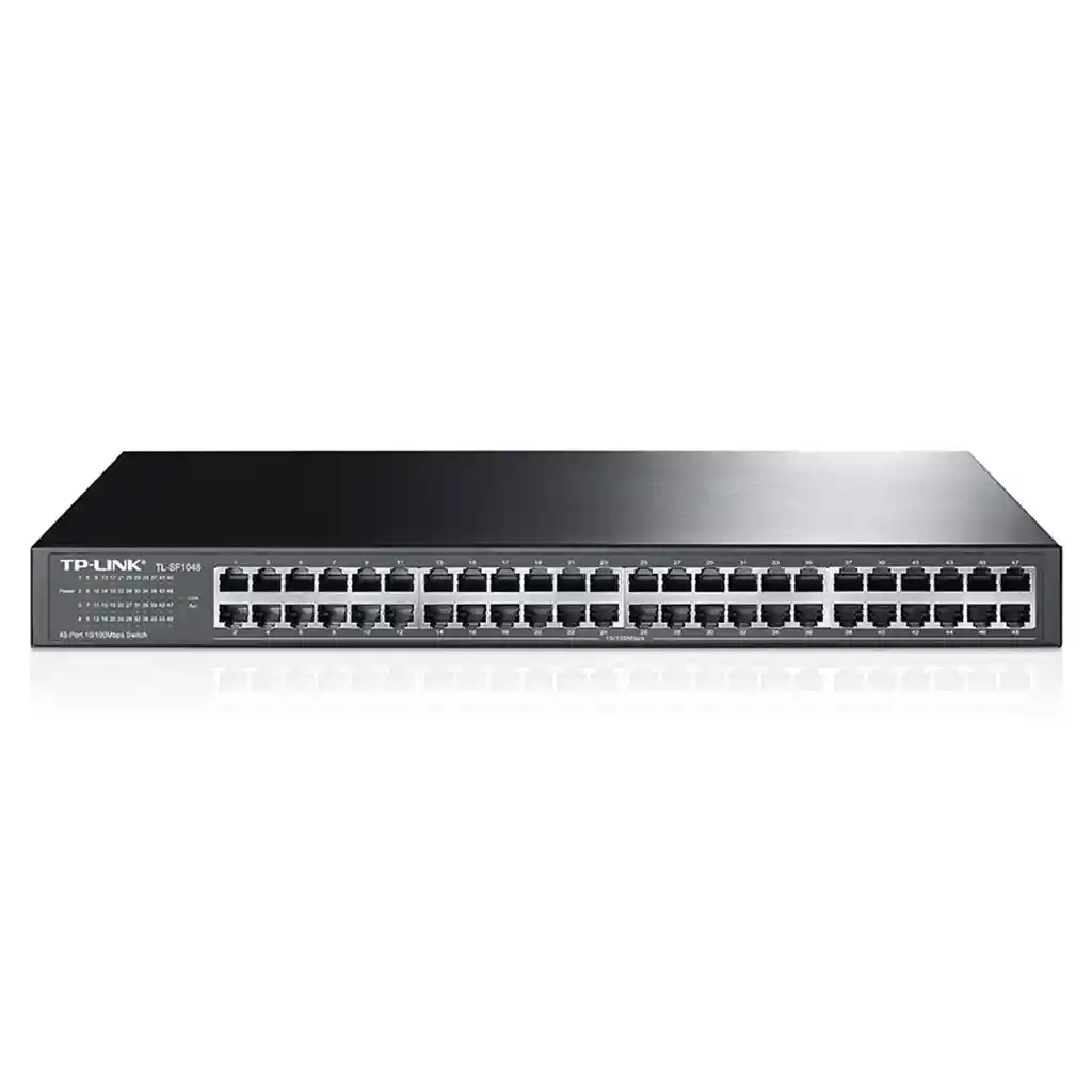 Switch 48 Puertos 10/100 Montaje En Rack, Tp-link Tl-sf1048