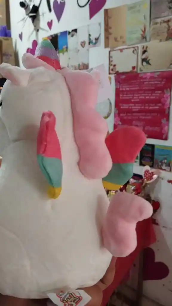 Peluche Unicornio Blanco