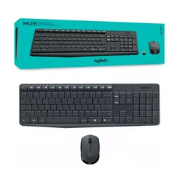 Combo Teclado Multimedia Y Mouse Inalámbricos Logitech Mk235