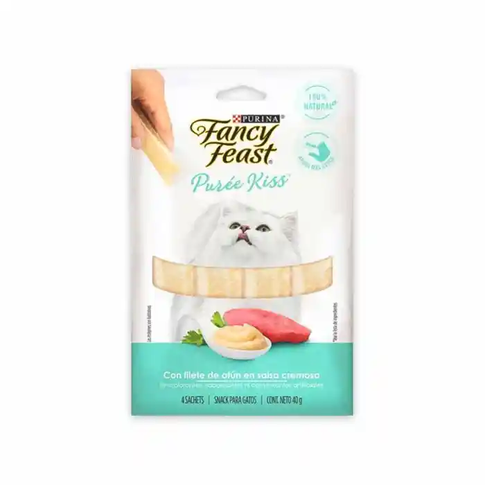 Snack Liquido Para Gatos Fancy Feast Atún X40g