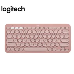 Teclado Bt Multidispositivo Logitech Pebble Keys 2 K380s, Rosado