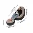 Sofá Inflable Y Reposapiés