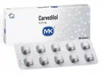 Carvedilol 6.25 Mg Mk Caja