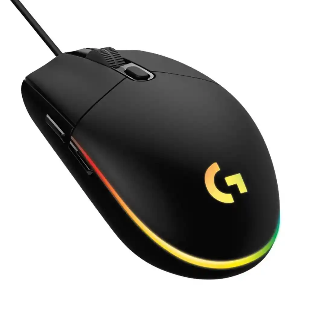 Logitech Mouse Gamer G203 Negro