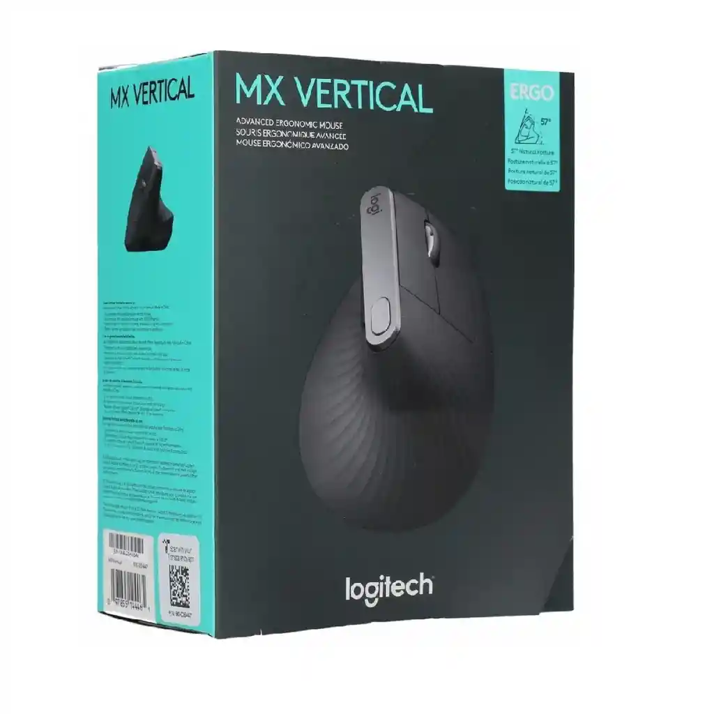 Logitech Mx Vertical Mouse Ergonómico Avanzado / Recargable