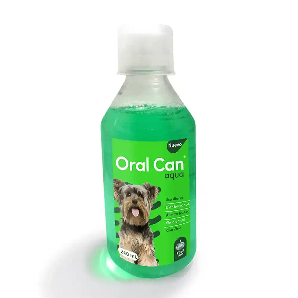 Oralcan Aqua Enjuague Bucal Para Perros X 240 Ml