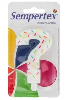 Vela Velita Signo De Interrogacion Feliz Cumpleaños Sempertex Chispitas